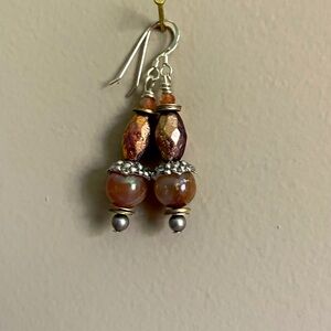 OOAK handmade bead earrings!